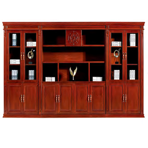 Muebles de Oficina Clásicos para Proyectos de Edificios Comerciales, Escritorio de <span class=keywords><strong>Director</strong></span> Ejecutivo de Alta Gama con Chapa de Madera - Product Image 5