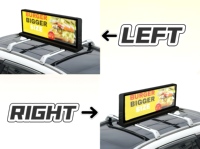 Pantalla LED para Techo de Taxi, a Todo Color, para Exteriores, Resistente al Agua IP65, HDR10+, 4500 Nits, 50000 Horas, Publicitaria, P2.5-P5