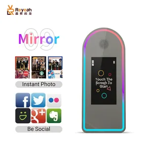 High Quality Foldable Magic Mirror Photo Booth Mirror Selfie Photo Booth Led Frame Screen Machine Camera Printer Kiosk