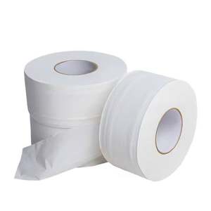 Vente d'usine Rouleaux de papier toilette personnalisés 100% pâte vierge Jumbo 3 plis gaufrés pour usage domestique - Product Image 6