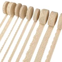 Vente en gros d'usine : Dentelle en coton pur ajourée, noir, blanc, beige, pour la décoration de vêtements et le matériel de couture DIY