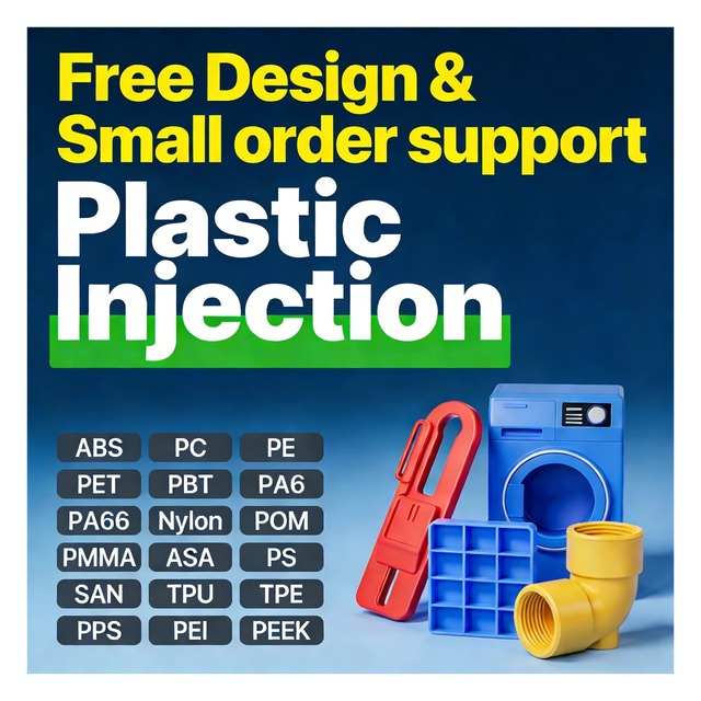 Custom High Precision Injection Parts Plastic Injection Molding Custom Injection Molds and Mass Production Plastic Parts