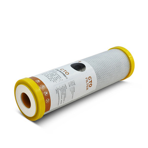 Cartucho de Filtro de Carbón Activado de 10 Pulgadas, Post-Filtro CTO Sinterizado para Purificadores de Agua Domésticos y Comerciales - Product Image 2