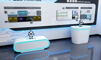 Vitrine d'exposition pour robots Robotime, pour utilisation en magasin, avec éclairage LED, écologique, durable, taille et couleur personnalisables, construction robuste