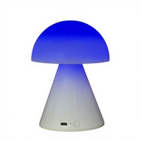 Mini haut-parleur champignon de poche, lumière de nuit RVB à changement de couleur, petit audio sans fil pour chambre d'enfant