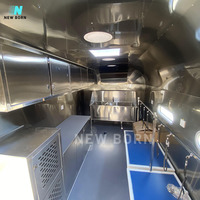 Remorque de toilettage et de lavage pour animaux de compagnie en aluminium et acier inoxydable, certifiée CE/DOT, équipement personnalisable