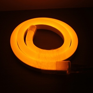 Tira de Luces LED Impermeables para Exteriores IP68, Decoración Flexible para Fiestas en Parques Temáticos, Luz de Tubo de Neón LED Blanca Cálida de 26*15 mm - Product Image 2