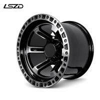 Jantes tout-terrain LSZD 15x10 Flow Formed 6x139.7 5x139.7 ET-44 Deep Dish pour Hilux Patrol Jimny