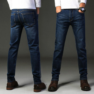 <span class=keywords><strong>Jeans</strong></span> pabrik penjualan langsung musim dingin dan musim gugur baru pakaian kasual lurus ramping pria <span class=keywords><strong>Jeans</strong></span> tebal - Product Image 4