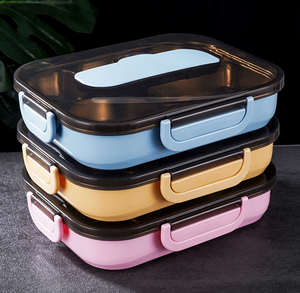 DH Bento Box Adult Lunch Box Lunch Container for Kids School Stainless Steel Food Lunch Box with Spoon&Fork