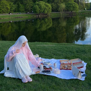 Imprimé Modal Hijabs <span class=keywords><strong>Vêtements</strong></span> Femmes Ethnique Foulards & Châles Foulard En Mousseline De Soie Léger Lisse Respirant - Product Image 5