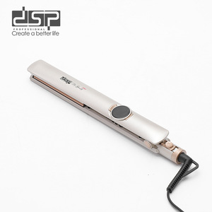 เครื่องหนีบผมไฟฟ้า Dsp แบบแผ่นคู่ ใช้ได้ทั้งหนีบตรงและม้วนผม ร้อนเร็ว สำหรับใช้ในร้านเสริมสวยและที่บ้าน - Product Image 3