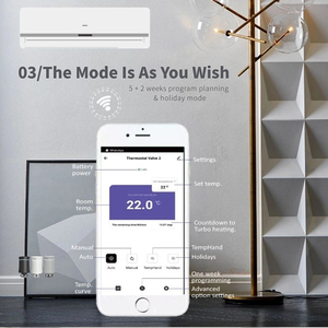 Válvula de Radiador Inteligente <span class=keywords><strong>BECA</strong></span> BRT-100 Zigbee, Termostato TRV, Compatible con Tuya Smart, Funciona con Alexa y el Asistente de Google, Control de Temperatura por Aplicación, para Hoteles - Product Image 5