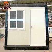 Cbox préfabriqué, bureau pliable de 20 pieds, logement modulaire portable, mini-villa, hôtel, garage, maison-conteneur mobile, facile à assembler