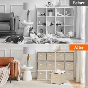 Cesta de Viaje Plegable Cuadrada Grande de Tela, de Alta Calidad, Cajas y Contenedores Plegables para Ropa del Hogar, Venta al Por Mayor - Product Image 4