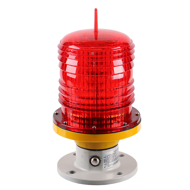 360 Degree Solar Marine Navigation Obstruction Aircraft Warning Light