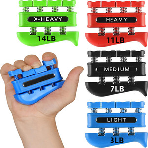 Set de Entrenadores de Dedos Portátiles 4 en 1 Multifuncionales para Terapia Venosa y Fortalecimiento de Manos, Disponible para Dedos - Product Image 1