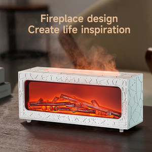Aroma Aceite esencial Chimenea Difusor Colorido Llama Difusor Hoguera Chimenea Humidificador - Product Image 6