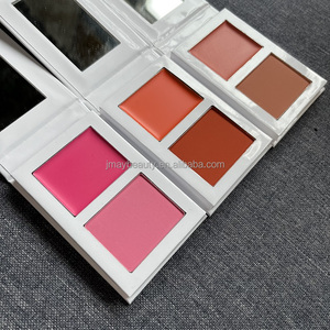 Palette Blush Bicolore di Lusso, Make-Up Personalizzabile con Logo, Lunga Durata, Finitura Opaca, Vibrante Palette Blush in <span class=keywords><strong>Crema</strong></span> 2 in 1 - Product Image 1