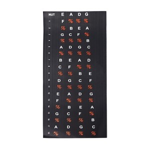 สติกเกอร์เฟรบอร์ดกีตาร์เบส<span class=keywords><strong>คอร์ด</strong></span>เฟร็ตโน้ตรูปลอกคู่มือสำหรับผู้เริ่มต้นเล่น4<span class=keywords><strong>สาย</strong></span> - Product Image 1