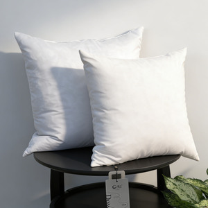 Heimtextilien Entenfederkissenkern 20*20 Zoll Atmungsaktives Sofa- und Bettkissen Federfüllung Baumwollhülle Dekokissenkern - Product Image 3