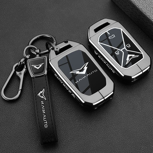 Chìa Khóa Xe Trường Hợp Hộp Chìa Khóa Túi Phong Cách Trang Trí Cho kaiyi Côn Lôn Gtv kain X7 <span class=keywords><strong>Evo</strong></span> <span class=keywords><strong>8</strong></span> 2022 2023 2024 2025 2026 Vỏ Chìa Khóa Kit - Product Image 4