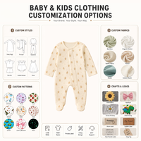 Combinaison Bébé Magnétique Personnalisée Hongbo 2026 à Fermeture Diagonale, Grenouillère à Pieds Intégrés, Imprimé Noël et Halloween, en Viscose de Bambou, OEM