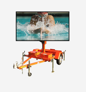 Panneaux de signalisation routière LED solaires Amber, affichages temporaires en couleur, étanches IP58, portée visuelle de 1000 m - Product Image 3