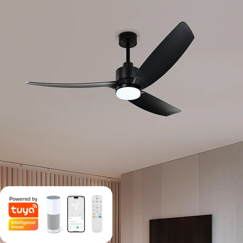 56 inch tuya Wifi quạt trần với ánh sáng cuộc sống thông minh điều khiển từ xa nhà thông minh hệ thống tự động hóa