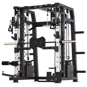 Equipo de fitness multifunción <span class=keywords><strong>Smith</strong></span> Machine Home Gym Squat Rack con pila de peso - Product Image 1