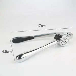 Gloway – Gadget de cuisine avec Logo, boutons de <span class=keywords><strong>pression</strong></span> intégrés, <span class=keywords><strong>presse</strong></span>-ail manuel, broyeur d'ail, outil de <span class=keywords><strong>presse</strong></span>-ail en alliage de Zinc - Product Image 2