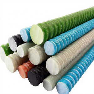 เหล็กเสริมไฟเบอร์กลาสคอมโพสิต FRP GFRP แบบกำหนดเองได้ - Product Image 1