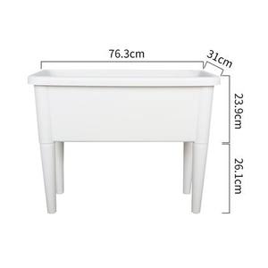 Fourniture directe d'usine grandes boîtes de plantation de balcon en plastique rectangulaires <span class=keywords><strong>à</strong></span> profil bas culture de légumes plateaux de pépinière couvercles - Product Image 6