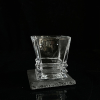 Verre à whisky épais à base épaisse réutilisable et durable de style ancien, 10 oz, classique avec emballage personnalisé
