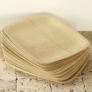 Platos Desechables de Hoja de Palma, Resistentes a Fugas, Compostables, Ideales para Bodas y Banquetes, Disponibles para la Venta - Product Image 6