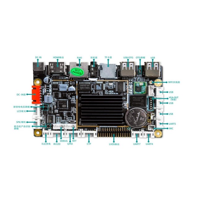 Android 1080p LCD Controller Board with LVDS/H DMI Interface USB/HD MI Output Accessory for Android Devices