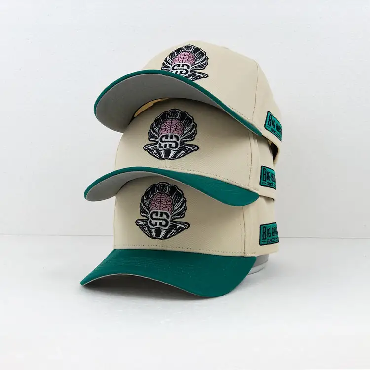 Sombrero de 6 paneles, gorra de béisbol deportiva bordada, gorra de béisbol deportiva de algodón desestructurada de 6 paneles