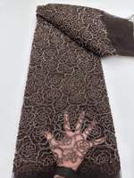 Voile Suisse Écologique en Dentelle Française pour Robes de Soirée, Vêtements, Chaussures, Sacs, Tissus de Mariage et d'Intérieur