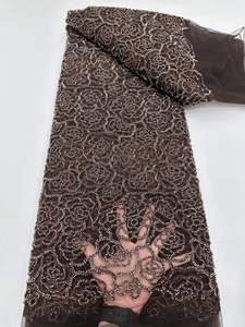 Voile Suisse Écologique en Dentelle Française pour Robes de Soirée, Vêtements, Chaussures, Sacs, Tissus de Mariage et d'Intérieur - Product Image 4