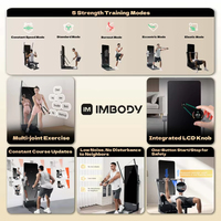 IMBODY Station d'entraînement intelligente en gros avec écran tactile pour la maison, équipement de musculation, équipement de fitness intelligent, miroirs de gym POW