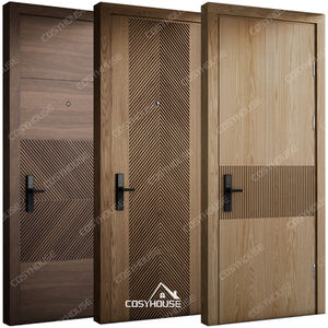 High End moderna <span class=keywords><strong>porta</strong></span> interna in legno massello personalizzato pannello a filo <span class=keywords><strong>porta</strong></span> per case di lusso appartamenti e uffici - Product Image 3