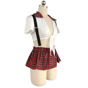 Zzyup 5246 Lencería Sexy de Cosplay Estudiantil Ropa Interior Erótica Atuendo Sexy de Colegiala Disfraz para Mujer - Product Image 3