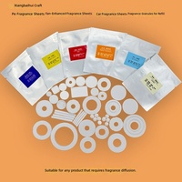 Feuilles de parfum solides en PE pour diffuseur de voiture, recharge pour grille d'aération de climatiseur, désodorisant aromatique, vente en gros usine