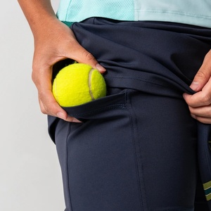 Custom Printed Summer Women's Golf <b>Skirt</b> Slit Built-in Shorts Quick Drying Breathable Eco-Friendly High Quality Polyester - Product Image 4