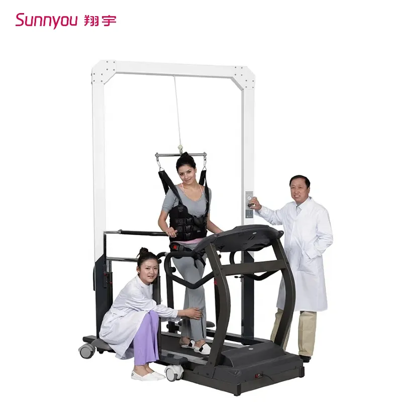 Máquina de treinamento para caminhada, reabilitação e dispositivo de levantamento do paciente e dispositivo de adestramento