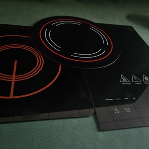 <span class=keywords><strong>Placa</strong></span> de Vidrio Cerámico para Cocina de Inducción de 4mm 6mm con Patrón Personalizado, Resistente a Choques Térmicos, Pulida 850 ° Cristal Negro Cristalino - Product Image 5