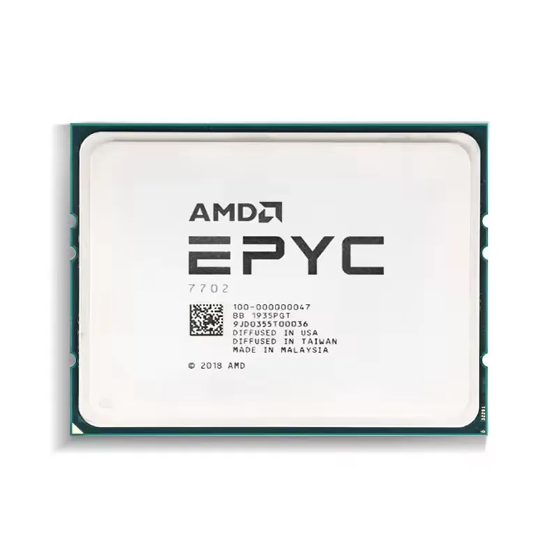 AMD EPYC 7702 EP 7002 सीरीज प्रोसेसर LGA 4094 64 कोर 2.0GHz CPU 7742 7F52 7F32 7F72 7H12 के लिए 100% मूल सर्वर सीपीयू