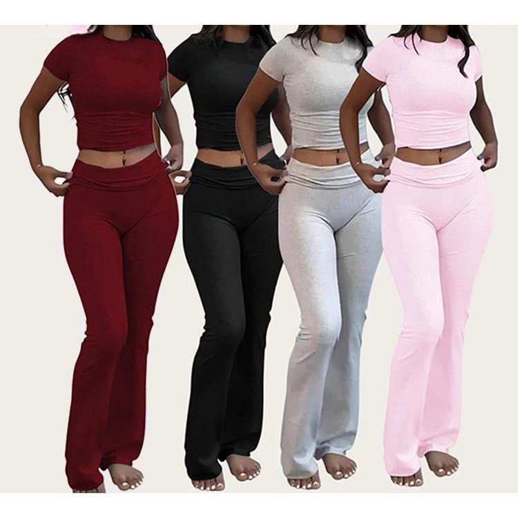 Autumn One-Shoulder Yoga Long-Sleeved Top Women's Crossover High-Waisted Pleated Fitness Flare Sports Set