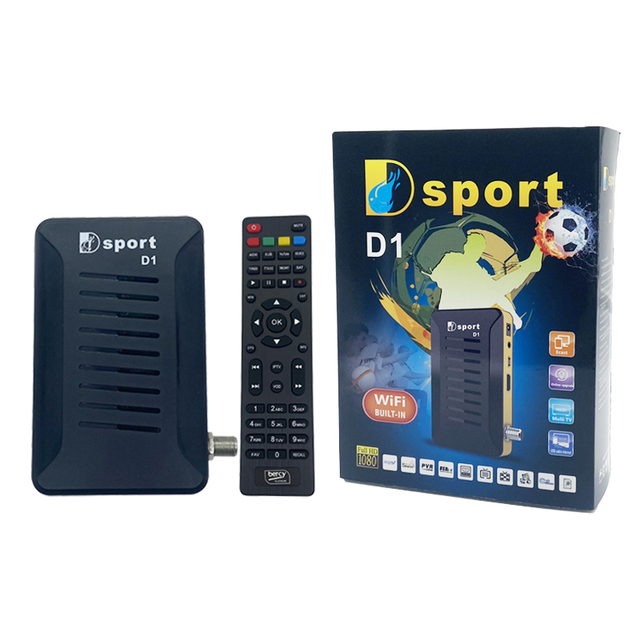 Africa Dsport Dvb-s2 Built-in Wifi FTA Decoders  Mini LNBTuner Satellite Tv Receiver Dvb S/S2 Free DTH Card Set-top Box