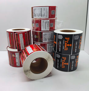 Etiqueta autoadhesiva del sello de la caja de embalaje de la pegatina de la información del producto de DIY - Product Image 6